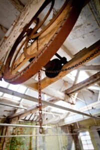 Makers' Yard machinery wheel